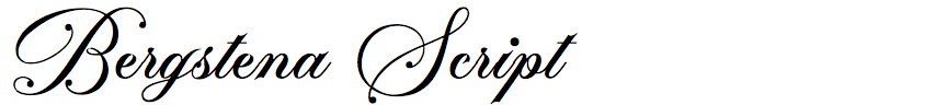 Bergstena Script