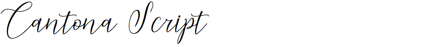 Cantona Script