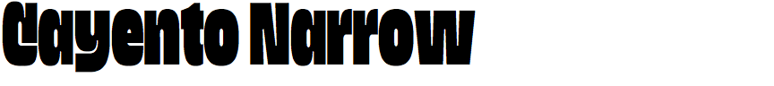 Cayento Narrow