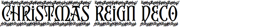 Christmas Reign Deco