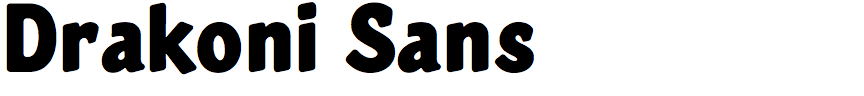 Drakoni Sans