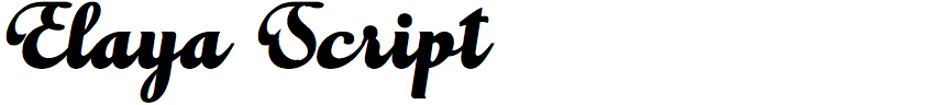 Elaya Script