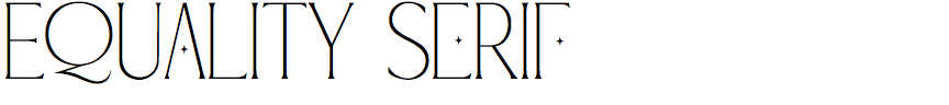 Equality Serif