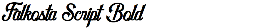 Falkosta Script Bold