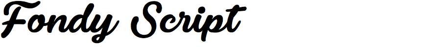 Fondy Script