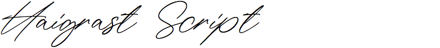 Haigrast Script