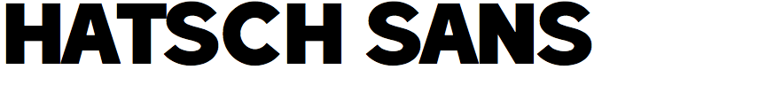 Hatsch Sans