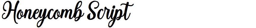 Honeycomb Script