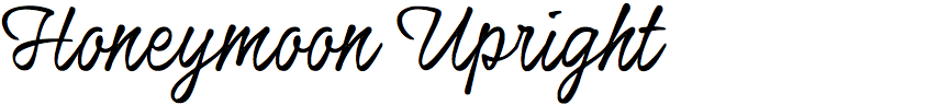 Honeymoon Upright