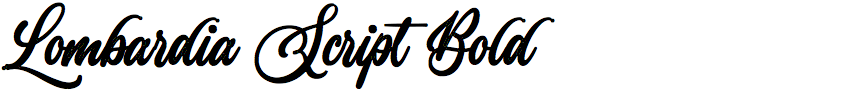 Lombardia Script Bold