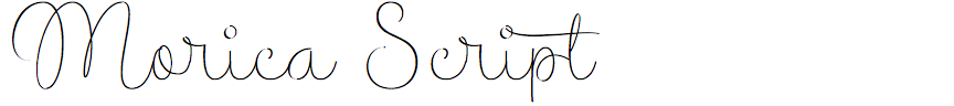 Morica Script