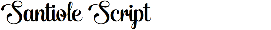 Santiole Script