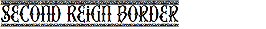 Second Reign Border