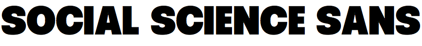 Social Science Sans