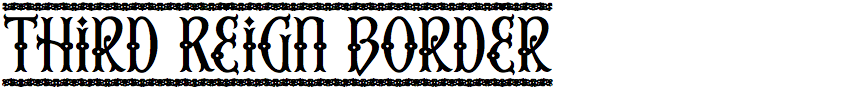 Third Reign Border