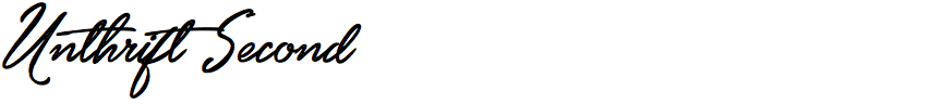 Unthrift Second