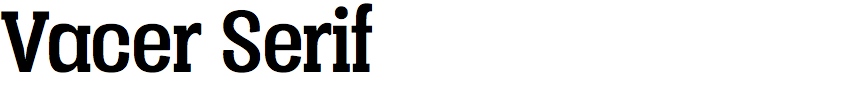 Vacer Serif