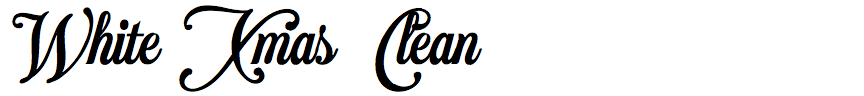 White Xmas Clean