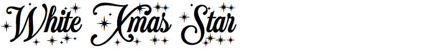 White Xmas Star