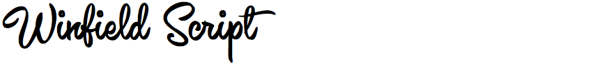 Winfield Script