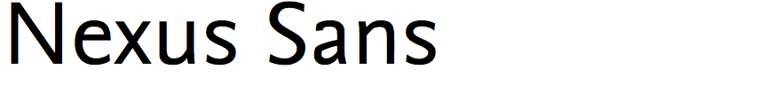 Nexus Sans