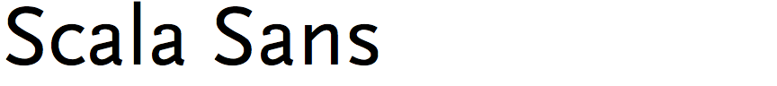 Scala Sans