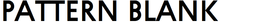Pattern Blank