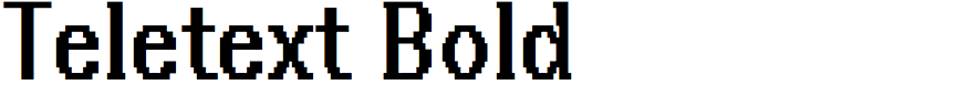 Teletext Bold