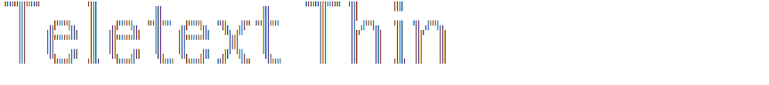 Teletext Thin