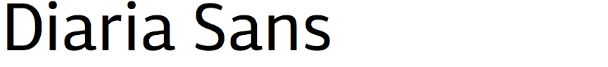 Diaria Sans