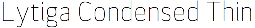 Lytiga Condensed Thin