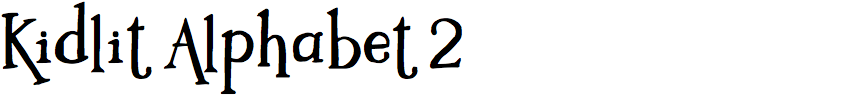 Kidlit Alphabet 2