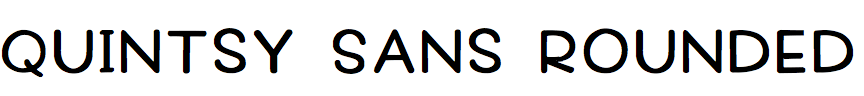 Quintsy Sans Rounded