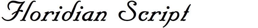 Floridian Script