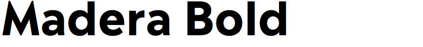 Madera Bold