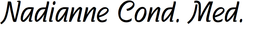 Nadianne Condensed Medium