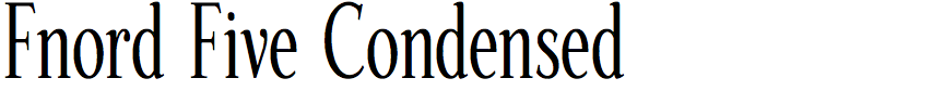 Fnord Five Condensed