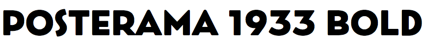 Posterama 1933 Bold