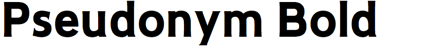 Pseudonym Bold