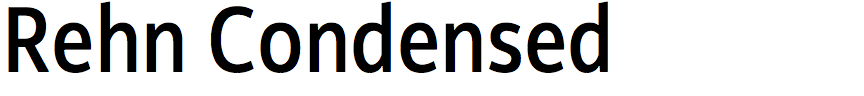 Rehn Condensed