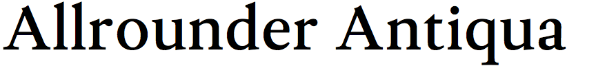 Allrounder Antiqua