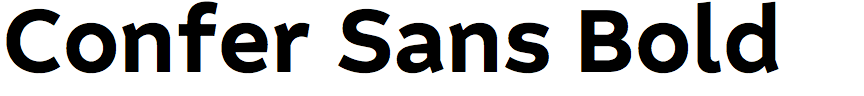 Confer Sans Bold
