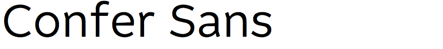 Confer Sans