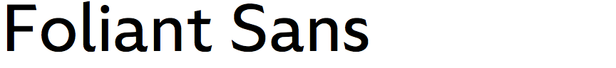 Foliant Sans