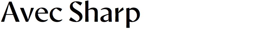Avec Sharp
