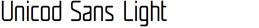 Unicod Sans Light
