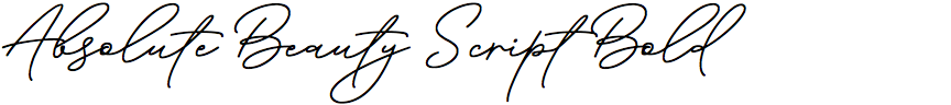 Absolute Beauty Script Bold