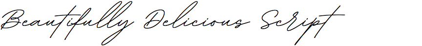 Beautifully Delicious Script