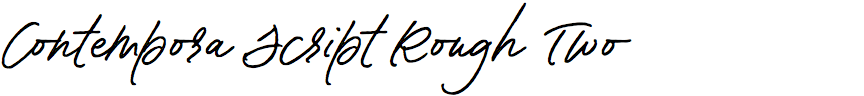Contempora Script Rough Two