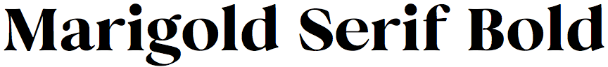 Marigold Serif Bold
